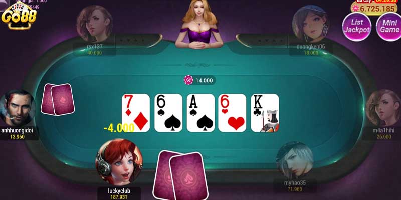 2 mẹo chơi game bài Poker GO88 cực hay