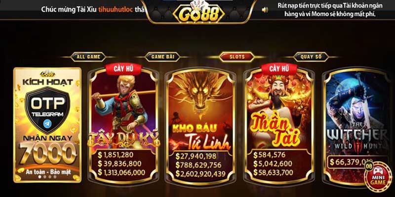 Giới thiệu game slot GO88