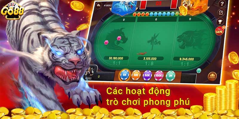 Điểm hấp dẫn của game Long hổ Go88