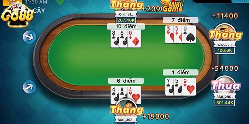 Điểm hấp dẫn của game bài Ba cây GO88