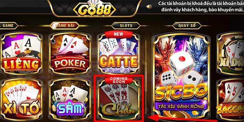 Giới thiệu game bài chắn GO88