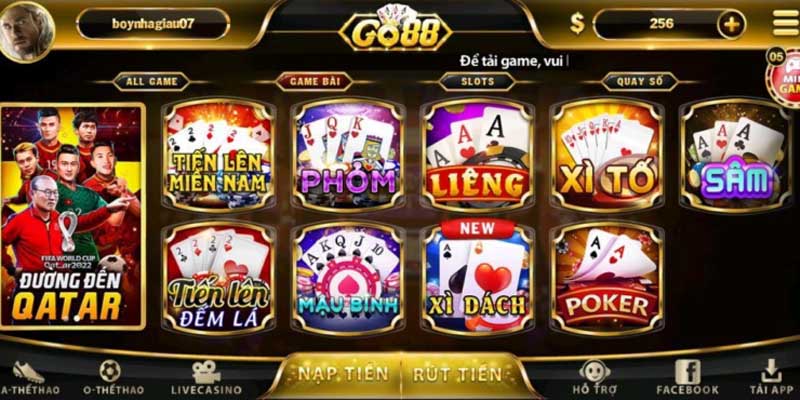 Giới thiệu chi tiết nhất về game bài GO88 