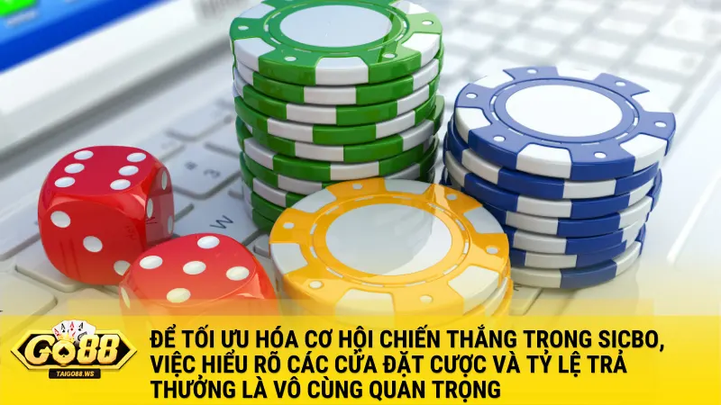 Để tối ưu hóa cơ hội chiến thắng và kiếm từ sicbo online, việc hiểu rõ các cửa đặt cược và tỷ lệ trả thưởng